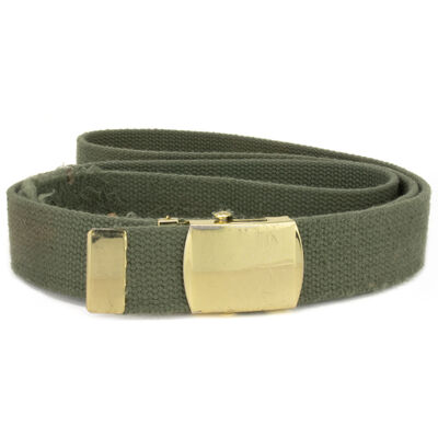 Dutch Army OD Canvas Belt | Issued [24/Unit], , large